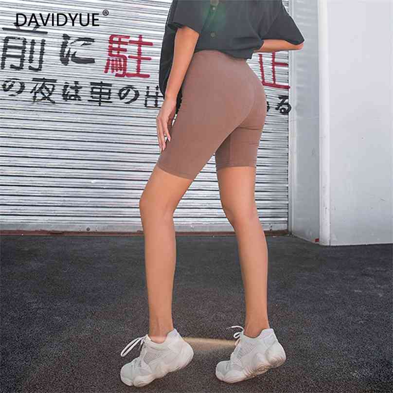 

Summer vintage high waist shorts women sexy biker short feminino cotton neon green black sweatpants 210719