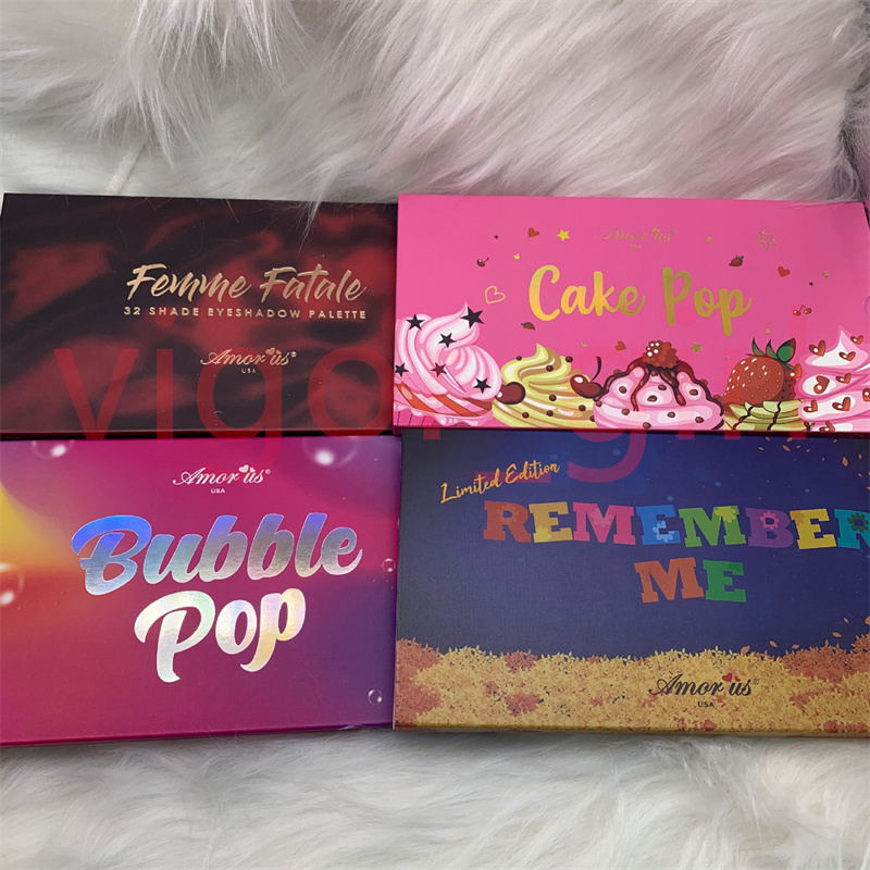 

Wholesales Flesh Beauty Eye Shadow Make up Amor Usa Cake Pop 32 Color Glitter Bomb Santa Fe Cruelty-Free Makeup Eyeshadow Palette, Mixed color