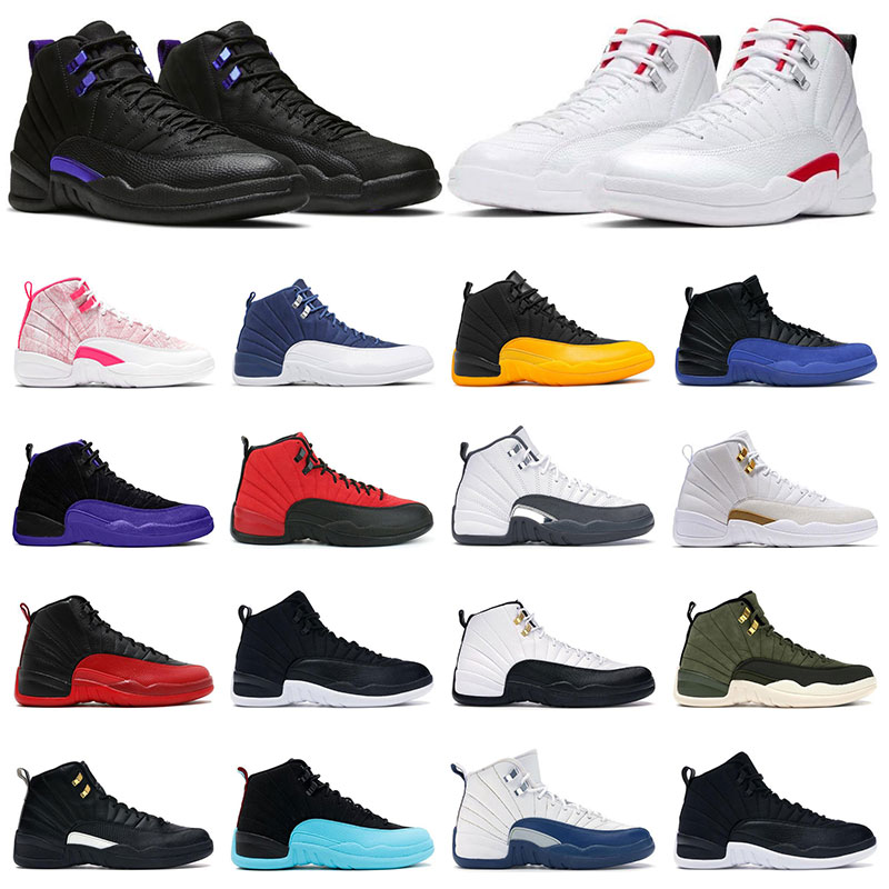 

Mens basketball running shoes 12s Twist Ice Cream Dark Concord Indigo Game Royal University Gold womens Sneakers 5.5-13, 0 twist