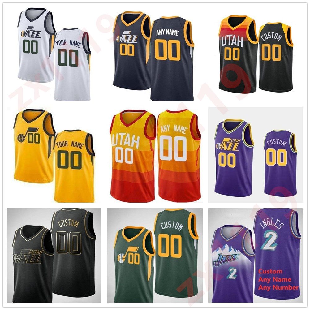 

2021 Printed jersey Donovan 45 Mitchell Rudy Gobert Bojan 44 Bogdanovic Mike 10 Conley 00 Clarkson Joe 2 Ingles Derrick 15 Favors City, As pic