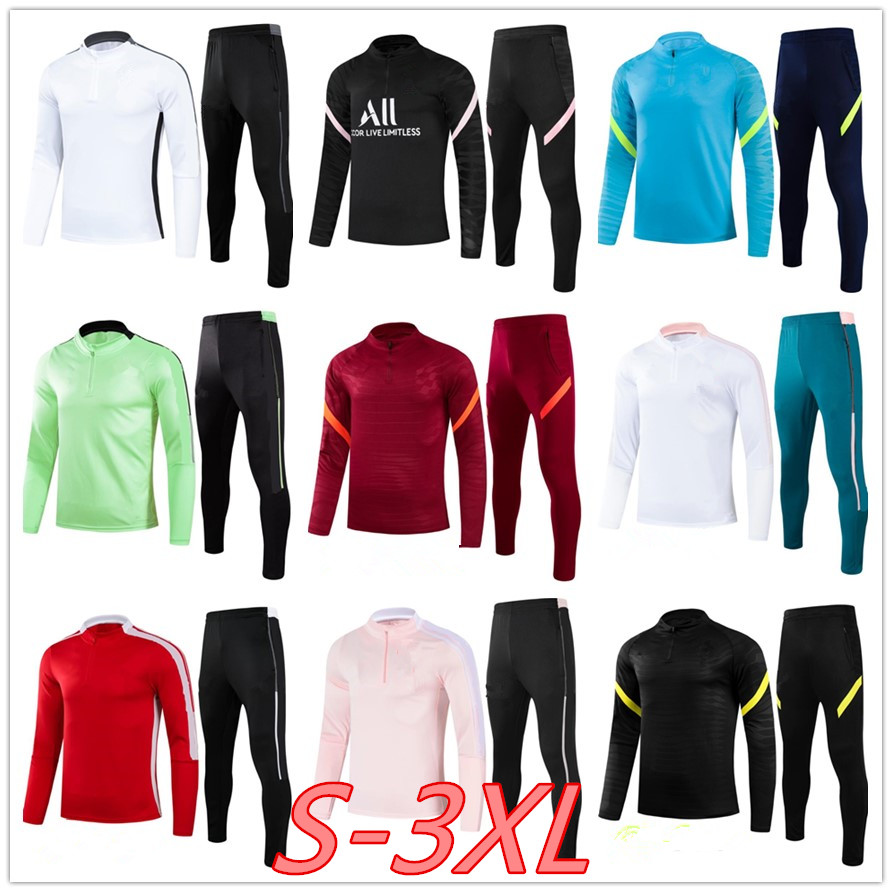 

Training suit jogging Soccer 2122 Men Football Tracksuit Training 2021 2022 survetement foot chandal futbol