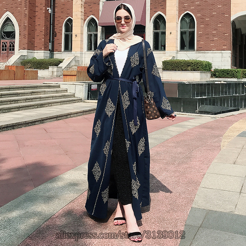 

open dubai abaya kimono cardigan muslim hijab dress kaftan abayas islamic clothing for women caftan marocain qatar robe musulmanplus size cl, Red
