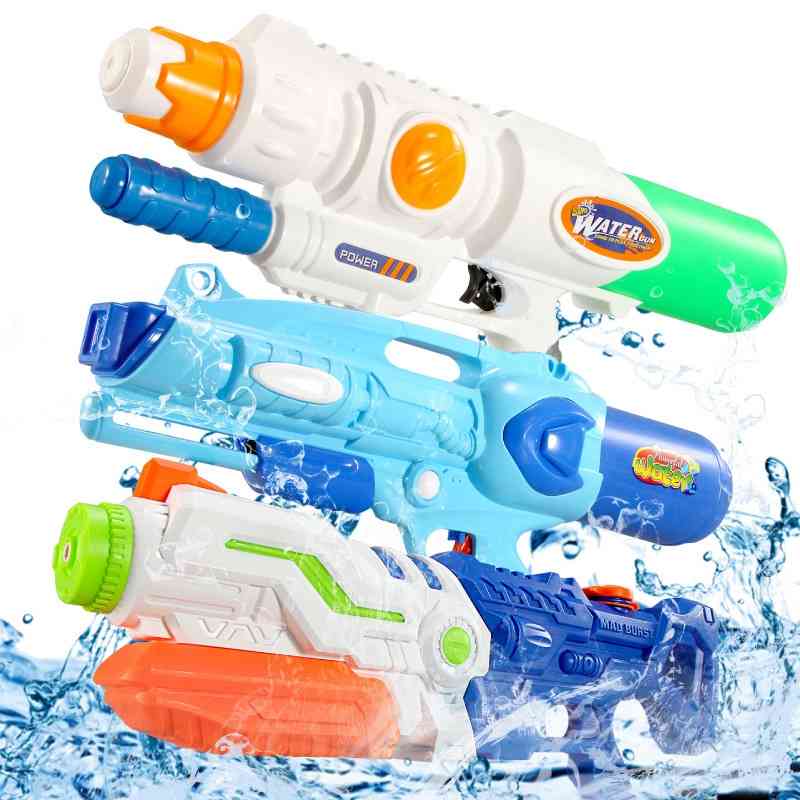 

children's toy pull out boy outdoor playing beach drifting fight large jet backpack water gun