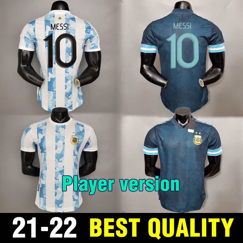 

player version Argentina soccer jerseys DYBALA MARADONA MESSI football jersey ICARDI DI MARIA KUN AGUERO L.MARTINEZ LO CELSO Camiseta de Argentine 2021 2022