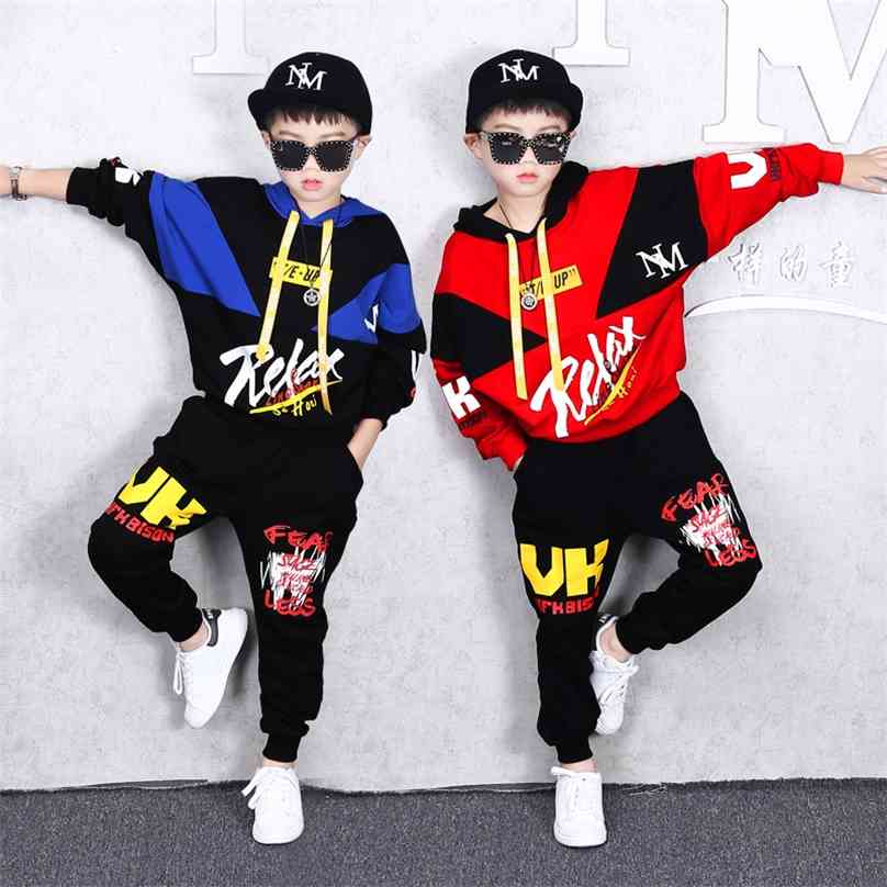 

Kid Baby Boy Clothing Sets Casual Sweatshirt + Pants Teenager Girls Suit for Boys Clothes Hoodies Shirts Winter 210804