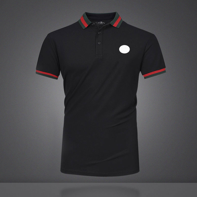 

2021 Mens Polos embroidery tshirt fashion personalized male and women Designer clothes high quality black white 8 styles Short Sleeve, White;black