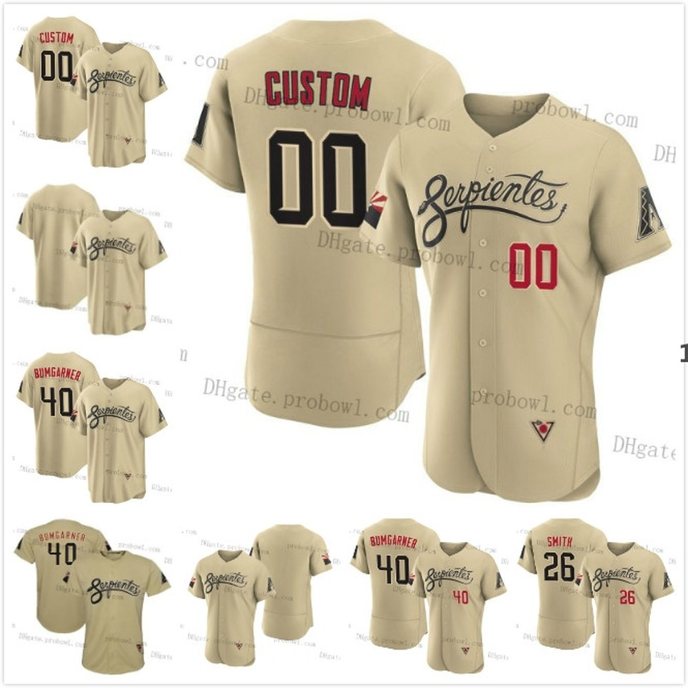 

Arizona 2021 City Connect Diamondbacks Jersey Ketel Marte Serpientes Pavin Smith Rojas Christian Walker Ildemaro Vargas Alex Young Cabrera, Flexbase men s-4xl