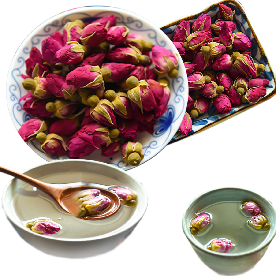 

Rose Tea Chinese Healthy Flower Tea Green Health Drink Shandong Pingyin Dried Rosebud Without Sulfur Flower Bulk