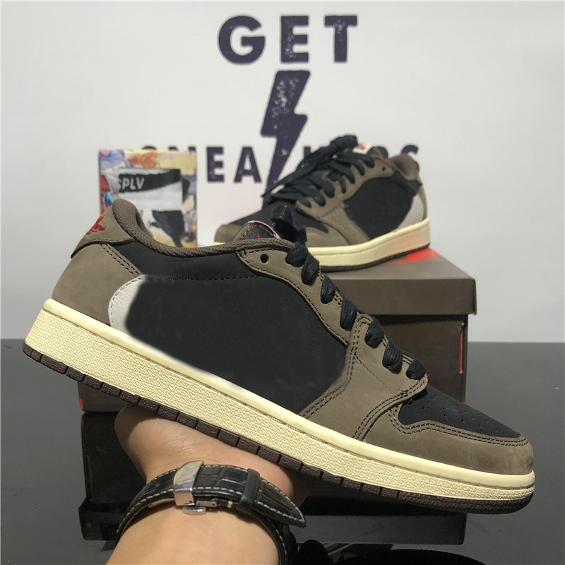

Top Quality Shadow UNC Travis Scotts Jumpman 1 1s Mens Shoes Low Basketball Chicago Obsidian Royal Toe Shattered Paris Sneakers With Box, Customize