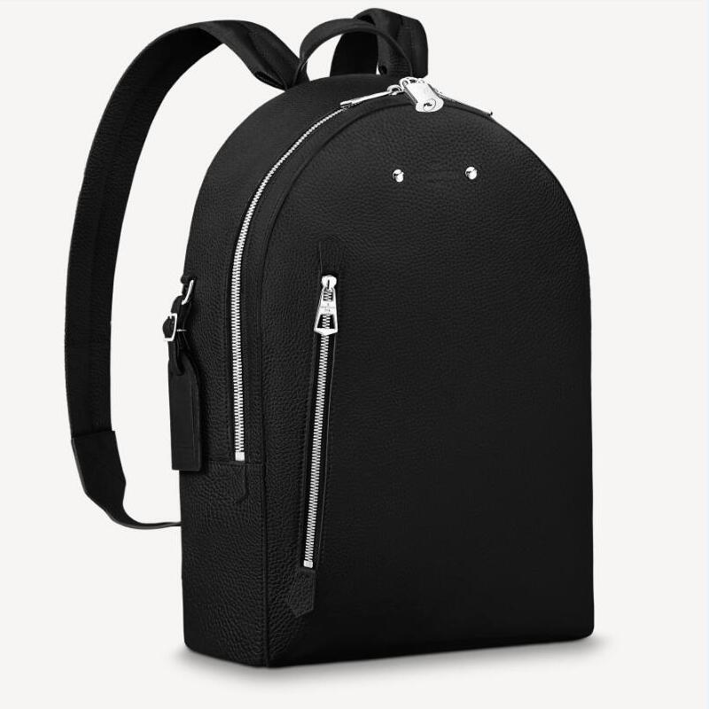 

Genuine Leather Backpack High Quality 2021 Luxury Designer backpack men women Backpack Luxurys Designer Bags Travel bag mens Laptop bag backpacks, Black