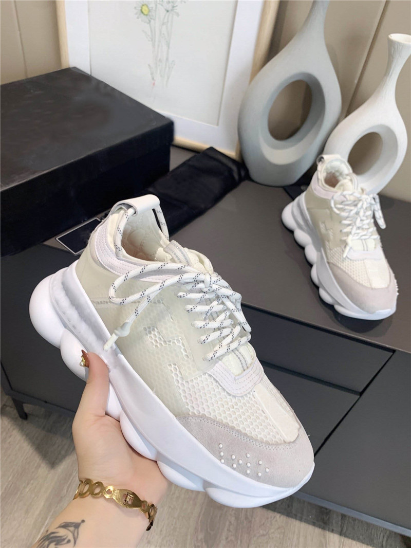 

Designer Casual Shoes Top Quality NEW Savage Barocco Chain Reaction Trainer Shoes Sneakers With Box 46, Don't pay it