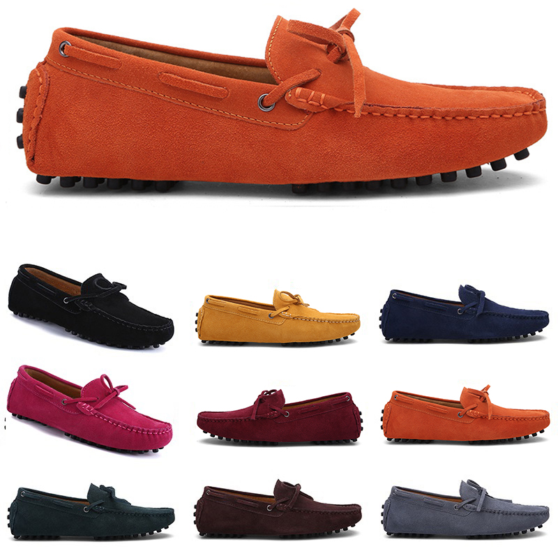 

men casual shoes Espadrilles triple black navy brown wine red Watermelon Sky Blue Burgundy mens sneakers outdoor jogging walking three