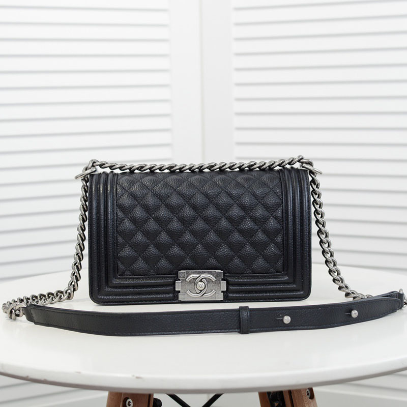 Chanel Boy Hot Mom Designer Sac À Bandoulière En Cuir Véritable Toile Femmes Sac À Main De Mode Fourre-Tout Flap Sacs À Main De Haute Qualité Fem