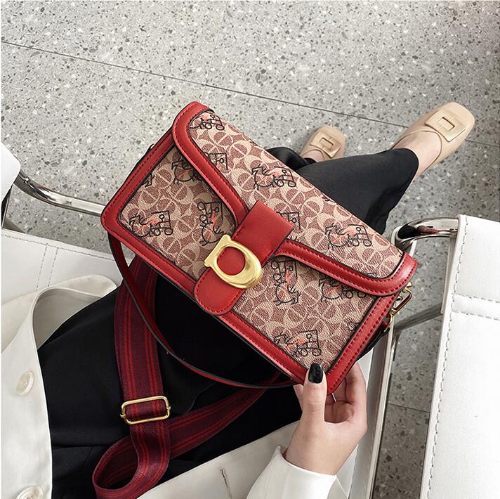 

wholesale leather women shoulder bag small fresh polka dots printed handbag on the streets contrast color messenger bags sweet spell womens handbags