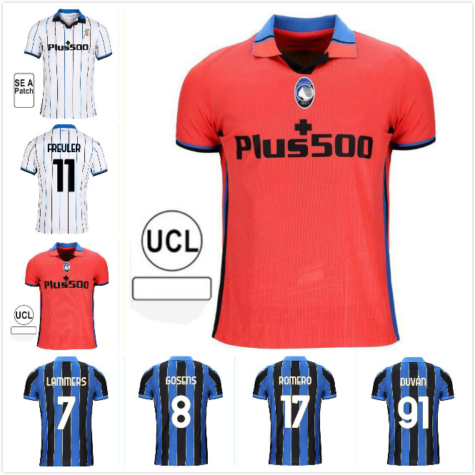 

top quality Atalanta Soccer JerseyS 21 22 GOMEZ L.MURIEL ILICIC 2021 2022 Football Shirt HOME Kit DE ROON DUVAN Thailand