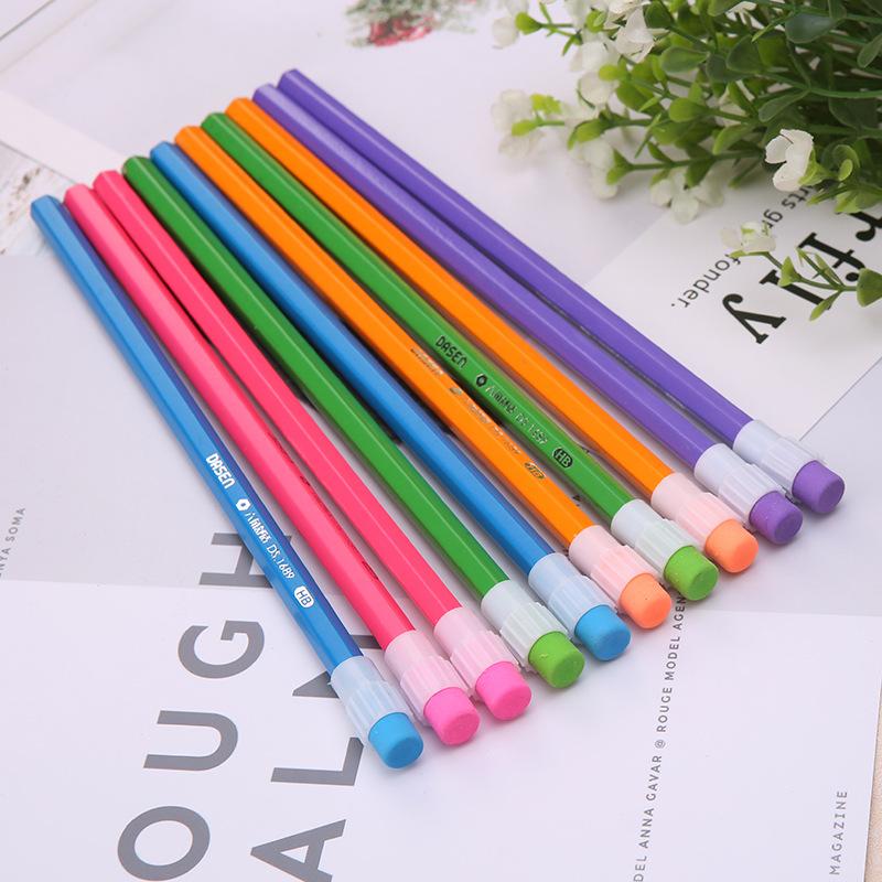 

10pcs/set Pencils Wooden School Stationery Pencil For Writing Office Material Supplies, Black Core, Basswood, Nontoxic,