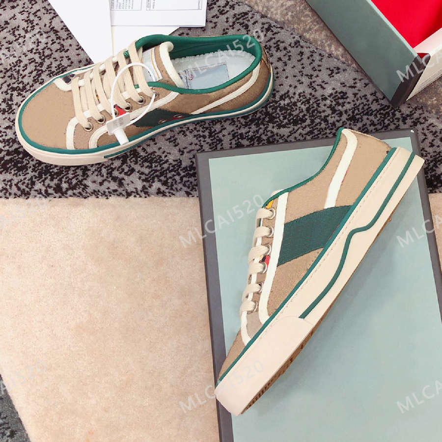 

New Men Women Tennis 1977 Sneaker Low Top Designer Trainers Off The Grid Apple Mouse Design Casual Shoes, Color 01