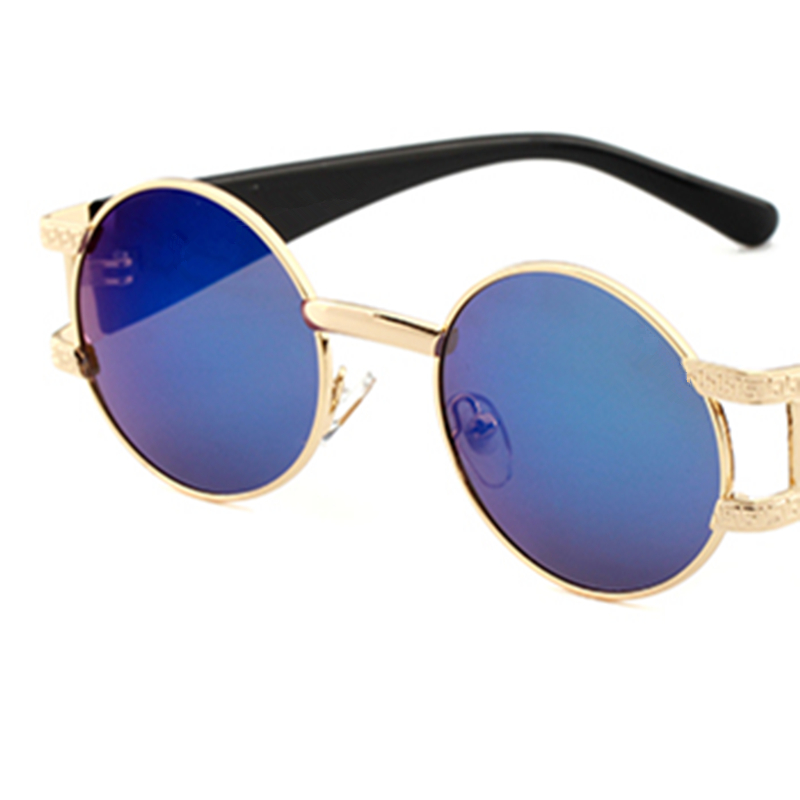 

Luxury Designer Sunglasses For Men And Women Round Metal Frame Brand Eyeglasses Vintage Sun Glasses 8 Color