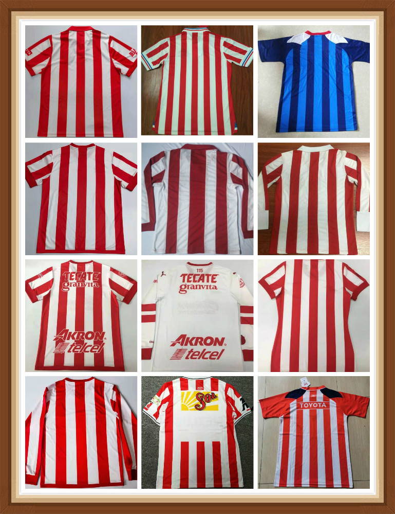 

Retro 2008 110th 115 year 2021 2022 Chivas Soccer Jerseys Aniversario Deportivo Guadalajara E.LOPEZ 115TH Long sleeve Football shirt, Wine red