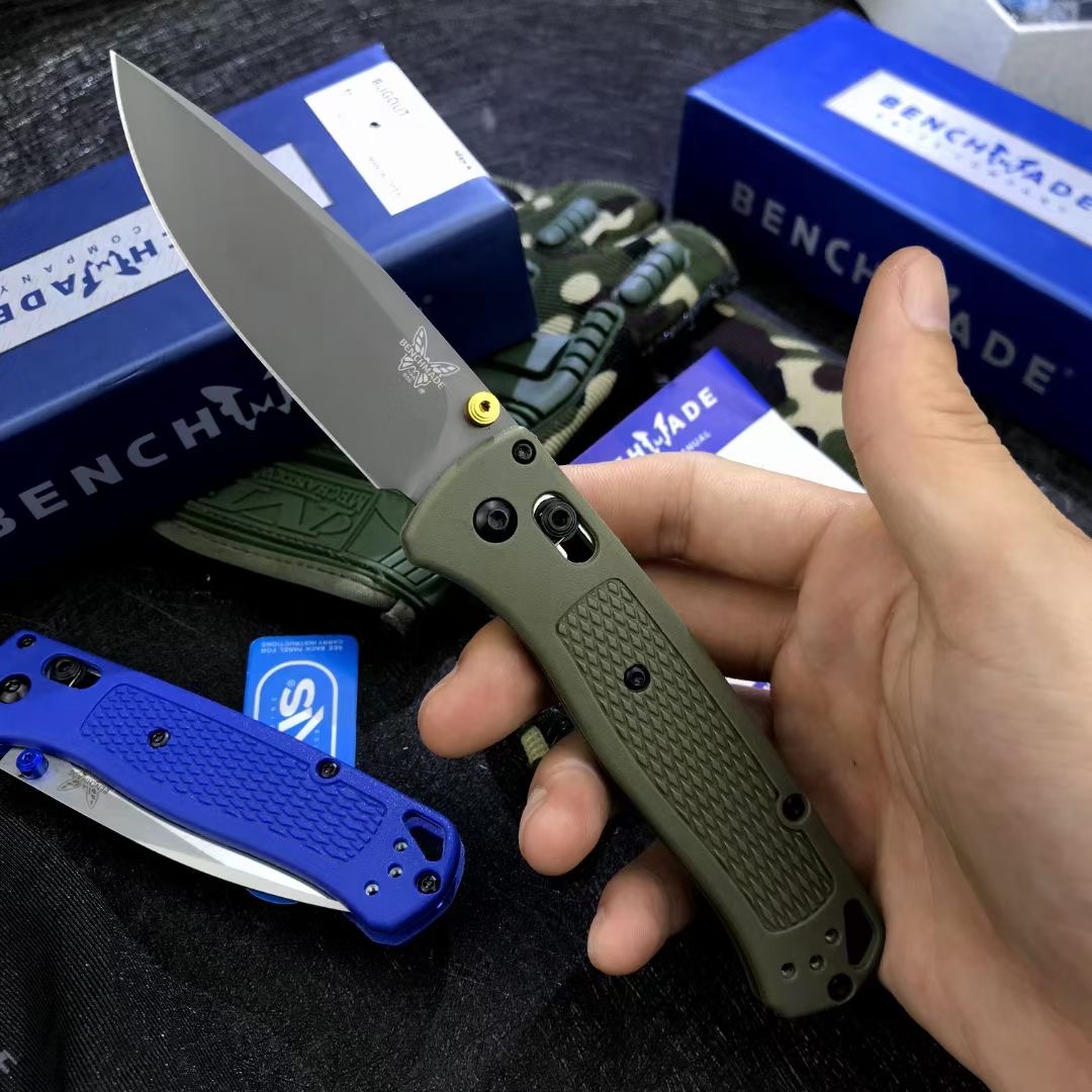 

Benchmade BM535 535 Bugout Axis Folding Knife 3.4" S30V Satin Plain Blade Polymer Handles Pocket Tactical Knives Outdoor Camping Hunting EDC TOOLs