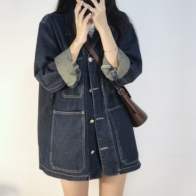 

women's jackets vintage basic woman's jacket, baggy coat, turtleneck turned long sleeve. 0jz6, Black;brown