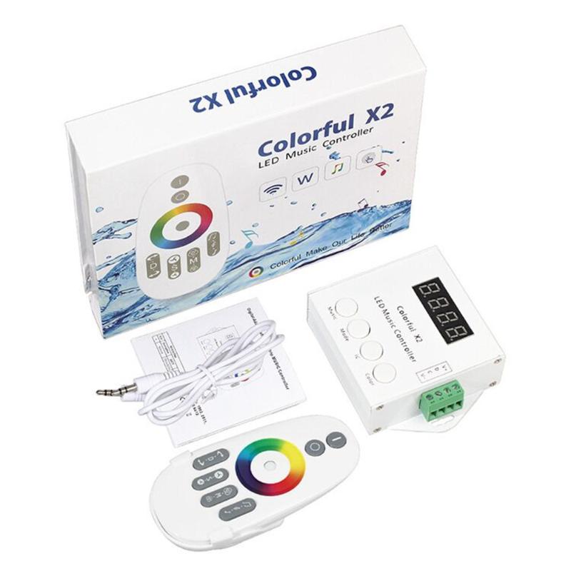 

Controllers DC5V 12V 24V WS2812 WS2811 WS2813 6803 1903 IC Digital Addressable LED Strip Music Controller Pixels Colorful X2