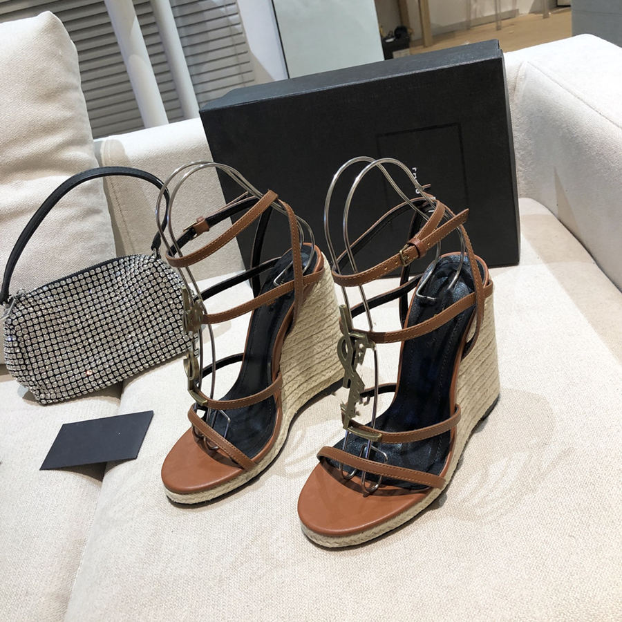 

LVLouisVittonYSLLuxurys Designers Shoes 2021 fashion sandals high heels high quality imitation counter brand sandals high heels m4-1