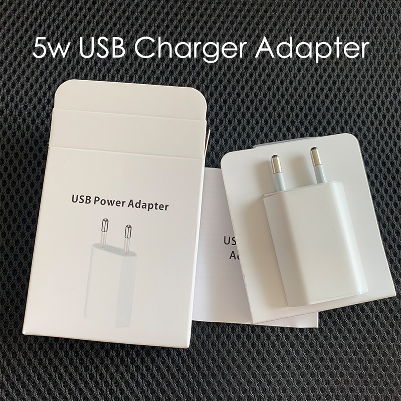 

Original OEM Quality 5V 1A US EU AC USB Wall Charger Travel Adapter For XS XR 7 Plus 6 6S 5S