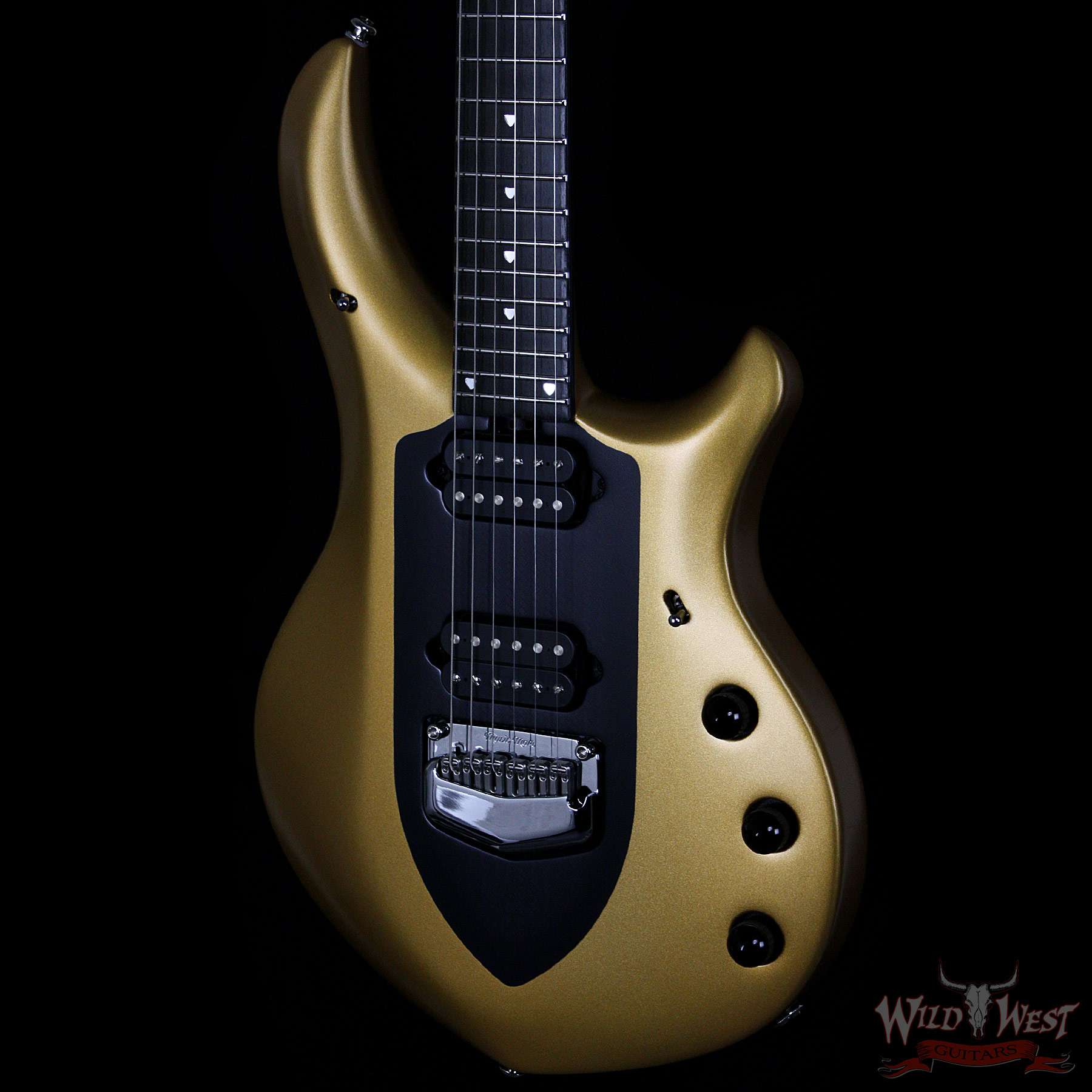 

Musicman 6 Strings John Petrucci Majesty Gold Mine Electric Guitar Tremolo Bridge & Whammy Bar, Chrome Hardware, Decorative 9V Battery Box