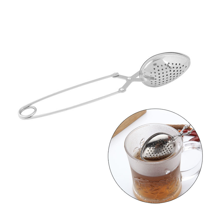 Stainless Steel Tea Infuser Mesh Reusable Metal Tea Bag Firmly Filter Tea Strainer Coffee Herb Spice Filter Mug Teapot Gadgets-image-694043468