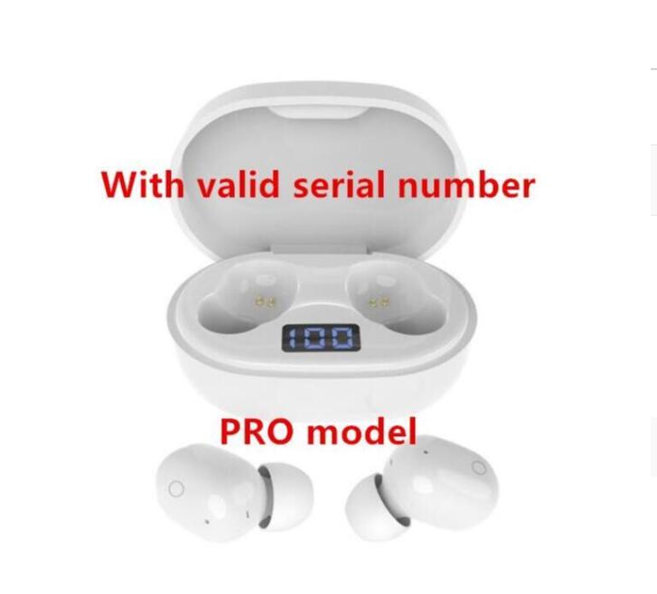 

ARRIVED P15TWS Earphones Rename pro pop up window Bluetooth Headphone auto paring wireless Charging case Earbuds, White