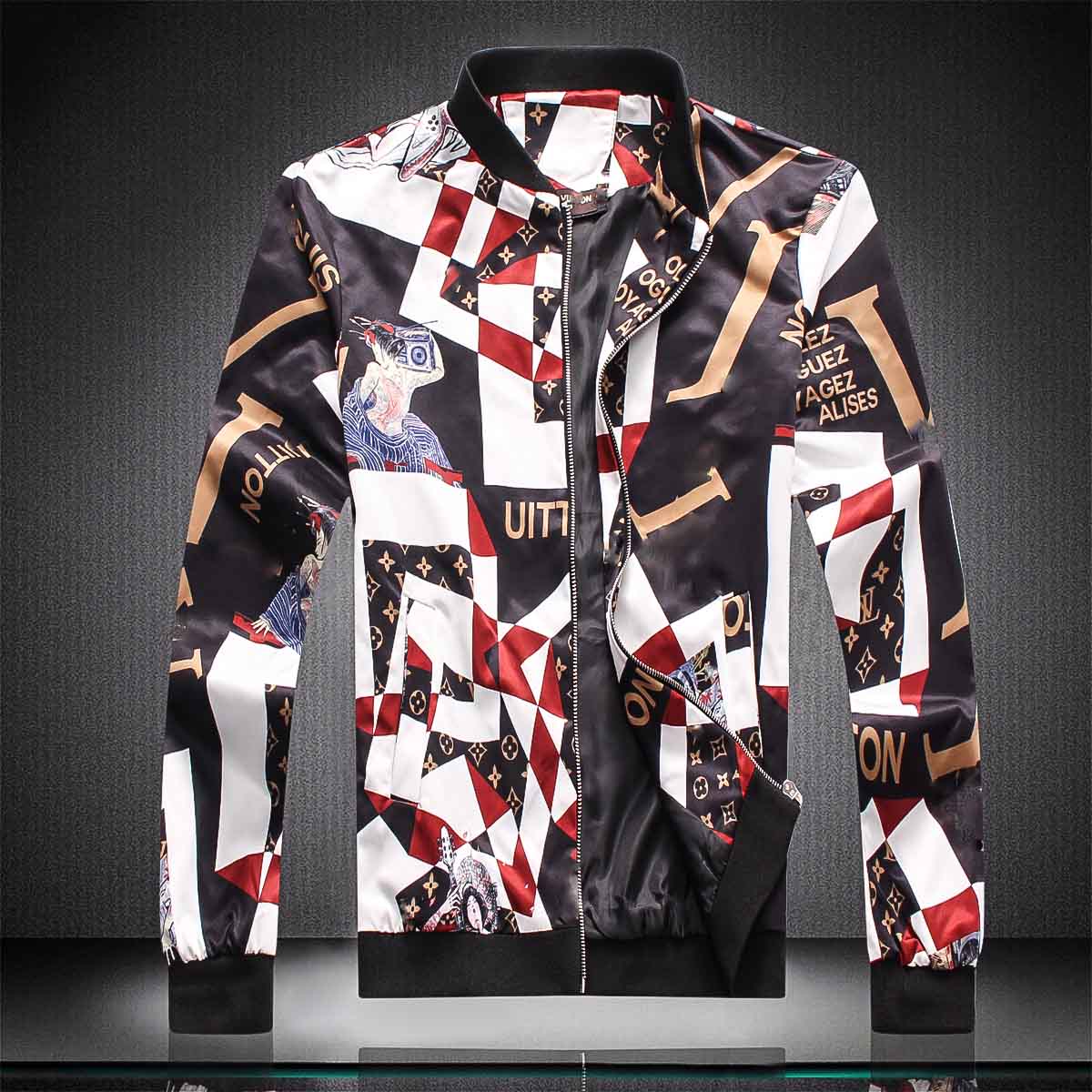 

topstoney konng gonng spring and summer thin jacket fashion brand coat outdoor sun proof windbreaker Sunscreen clothing Waterproof, Black;brown