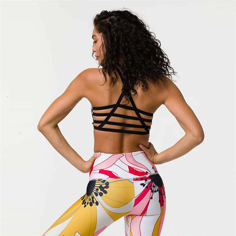 

Women' Tracksuits dress Yoga print sexy open back high waist fitness two piece set, Welcome to sample customization