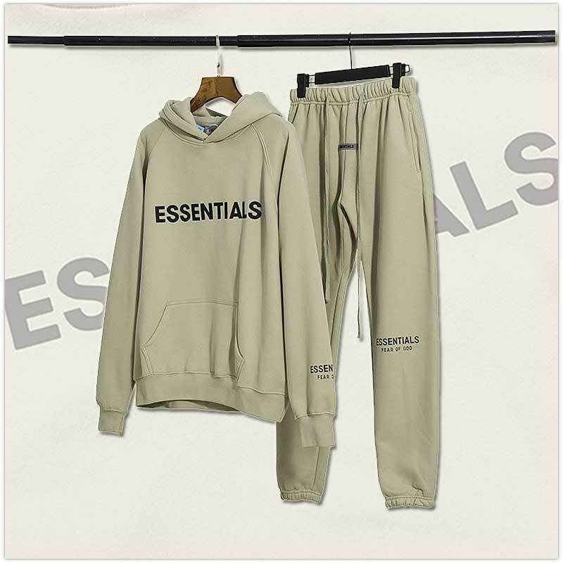 

Designer autumn mens FOG essentials tracksuits thick fear of god casual Velvet essential men jogging suits tracksuit sportwear set hoodies long pants pockets, Other product