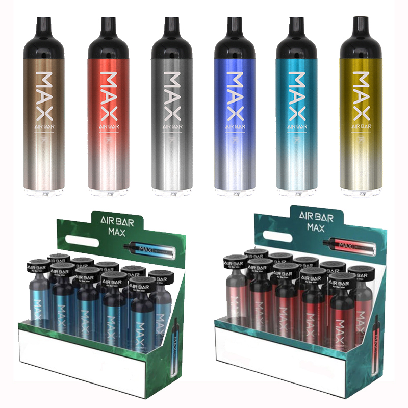 

Air Bar Max Lux 2000 puffs Disposable Vape Pen Device Electronic Cigarettes 500mah Battery 2.7ml Pods Starter Kit Original vapors