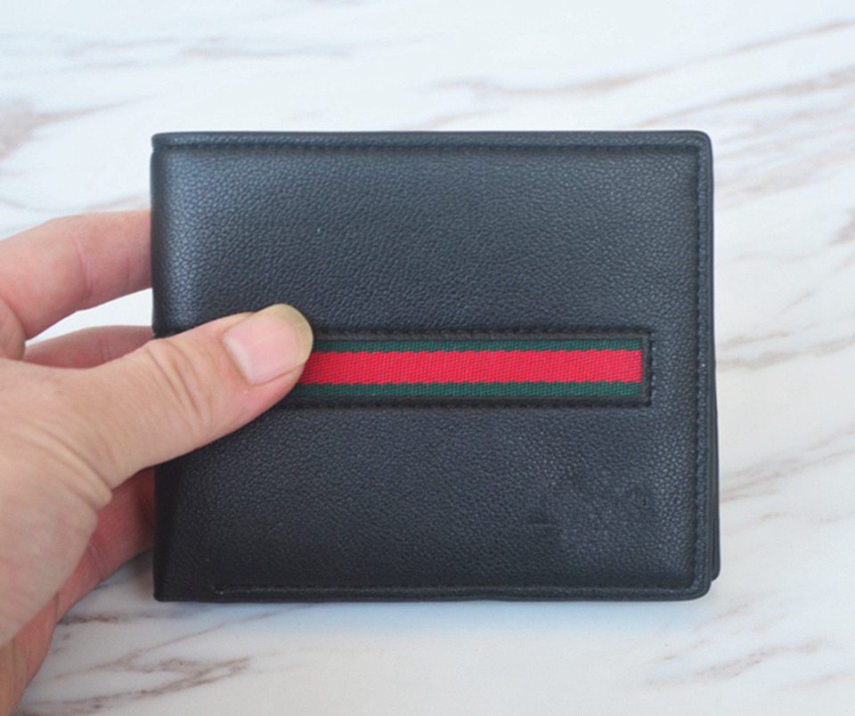 

Luxury Designer Small Credit Card Passport Holder Women Purse Bags Coin Pouch Money Clip Leather Mens Wallets Men Wallet Womens Purses BAD11, Red;black