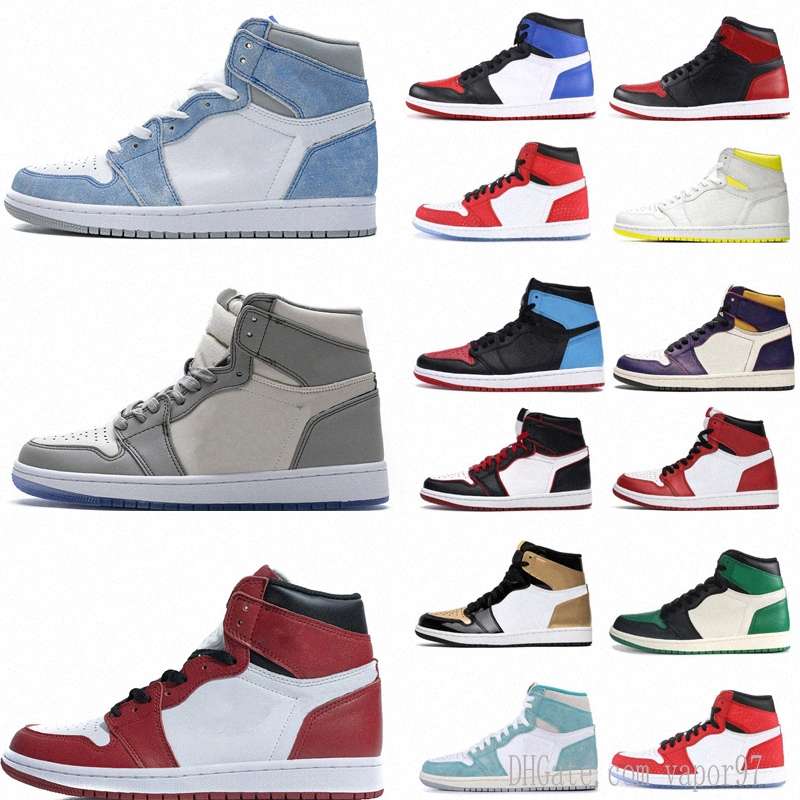 

Jumpman high bottom help Royal Blue Buckle Chicago Barb 1S Obsidian Gray Men's and Women's Jogging casual shoes jordon