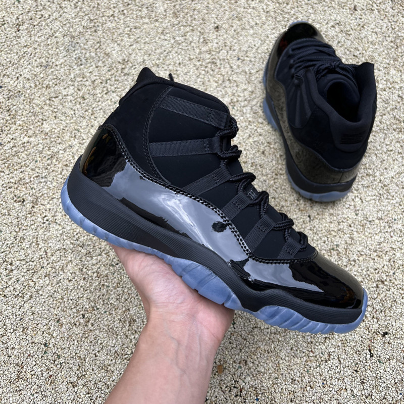 

Jumpman 11 cap Gown Newest Release Prom Black Basketball Shoes Sneakers For Men Women Authentic Carbon Fiber Come with Box 378037-005, Pay for extra lace