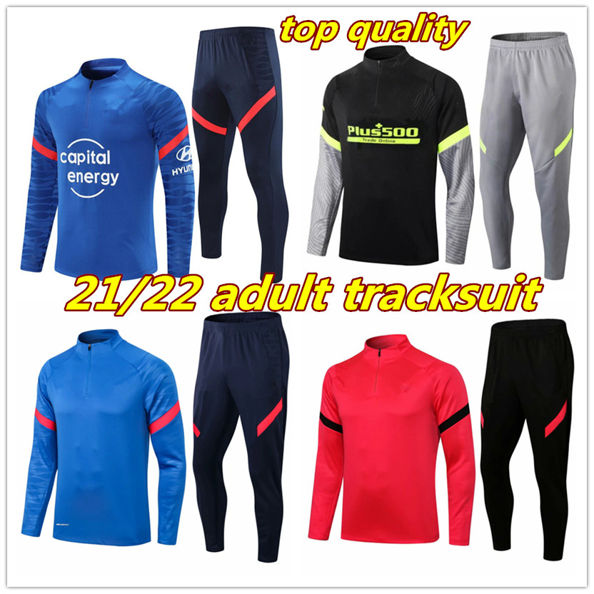 

20 21 men training suit soccer jacket tracksuit camiseta de fútbol LLORENTE 2021 football jackets Long zipper tracksuits
