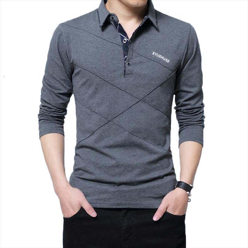 

shirt plus size 4xl men polos 5xl brand spring autumn mens casual fashion cotton solid color long sleeve tee shirts, White;black