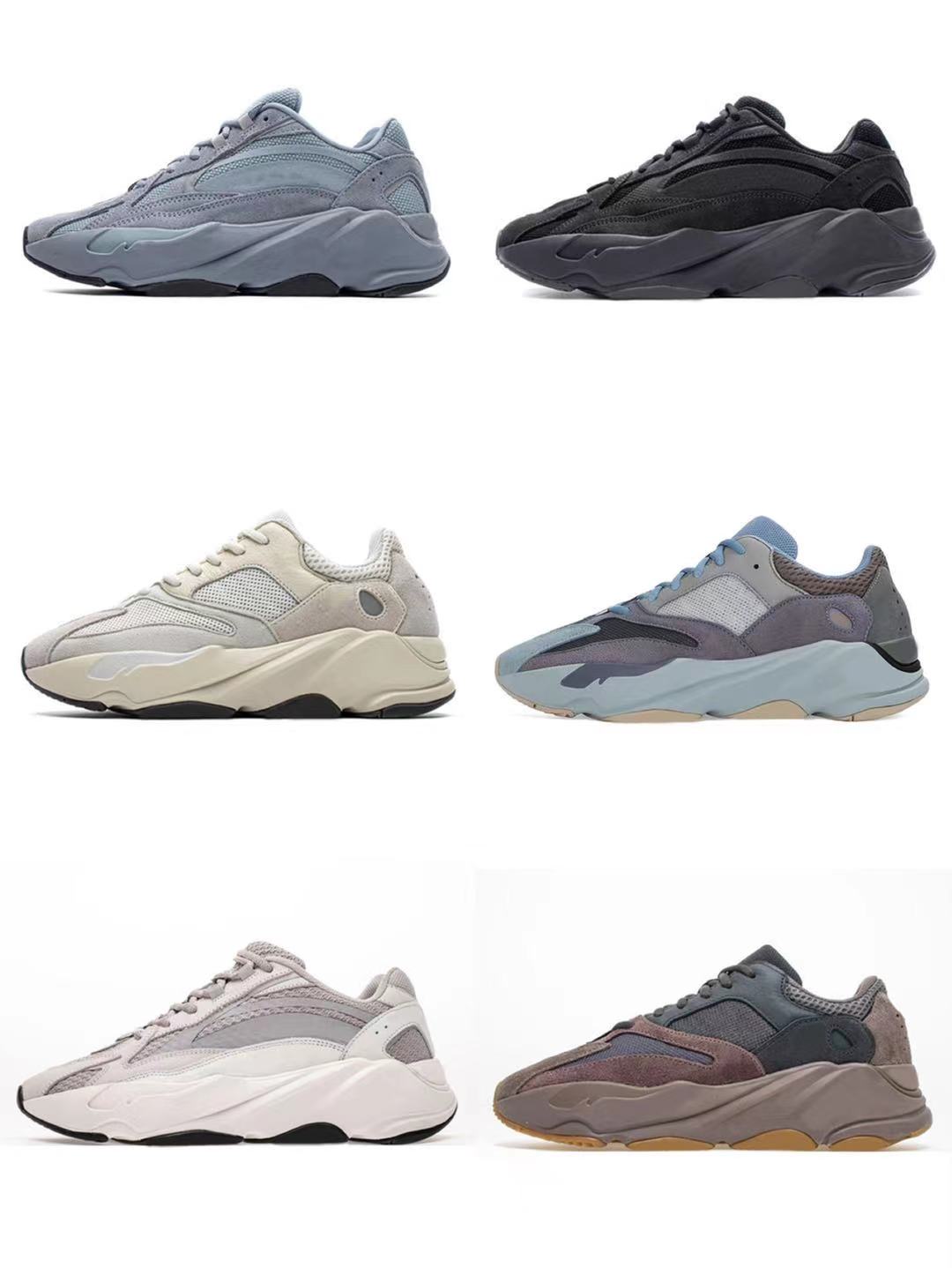 

2021 Top Quality Trainers 700 V1V2 Kanye Running Shoes For Men Women Inertia Reflective Tephra Solid Grey Utility Black Vanta Sport Sneakers