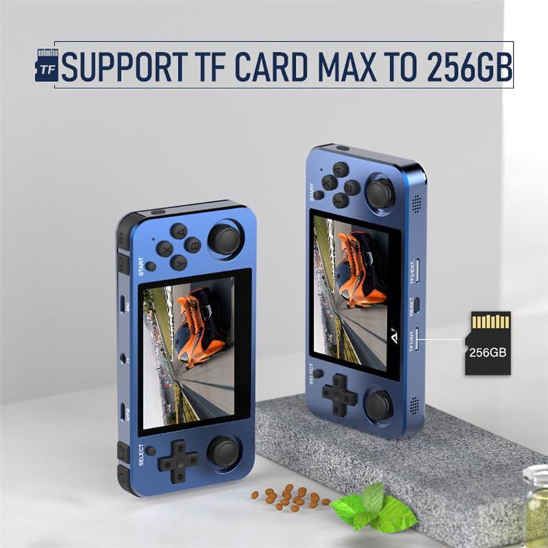 Portable Game Players RG351MP Retro Console 3.5 Inch Handheld Video Player RK3326 External Wifi Built-In 15000Games Kids Adult Birthday Gift-image-729450757