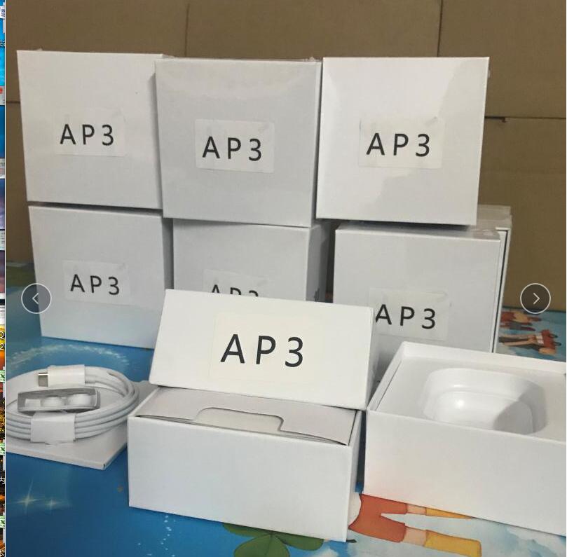 

Air Gen 3 AP3 AP2 H1 Chip Transparency Metal Hinge Wireless Charging Bluetooth Headphones pk Pods 2 AP Pro AP2 W1, Black;white