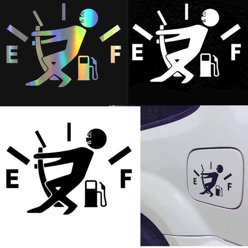 

Car Sticker 3D 13*9.5cm High Gas Consumption Decal Fuel Gage Empty Sticker On Car Funny Stickers and Decals Vinyl Car Styling, Other