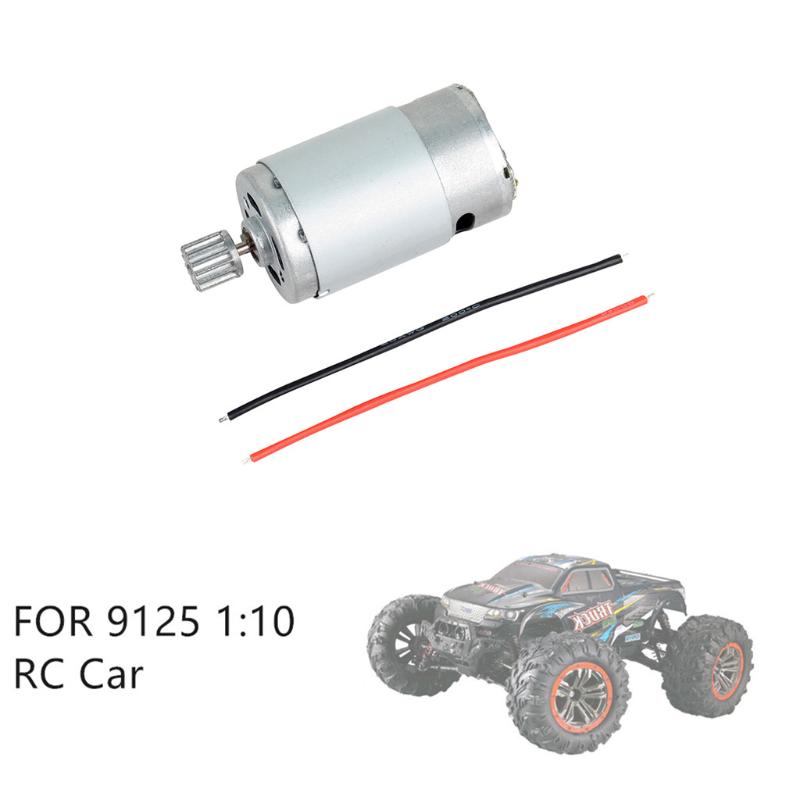 

Car Accessories RC Parts 390 Motor With Gear Repair Accessory Spare Part For XLH 9125 1/10 Party Favor