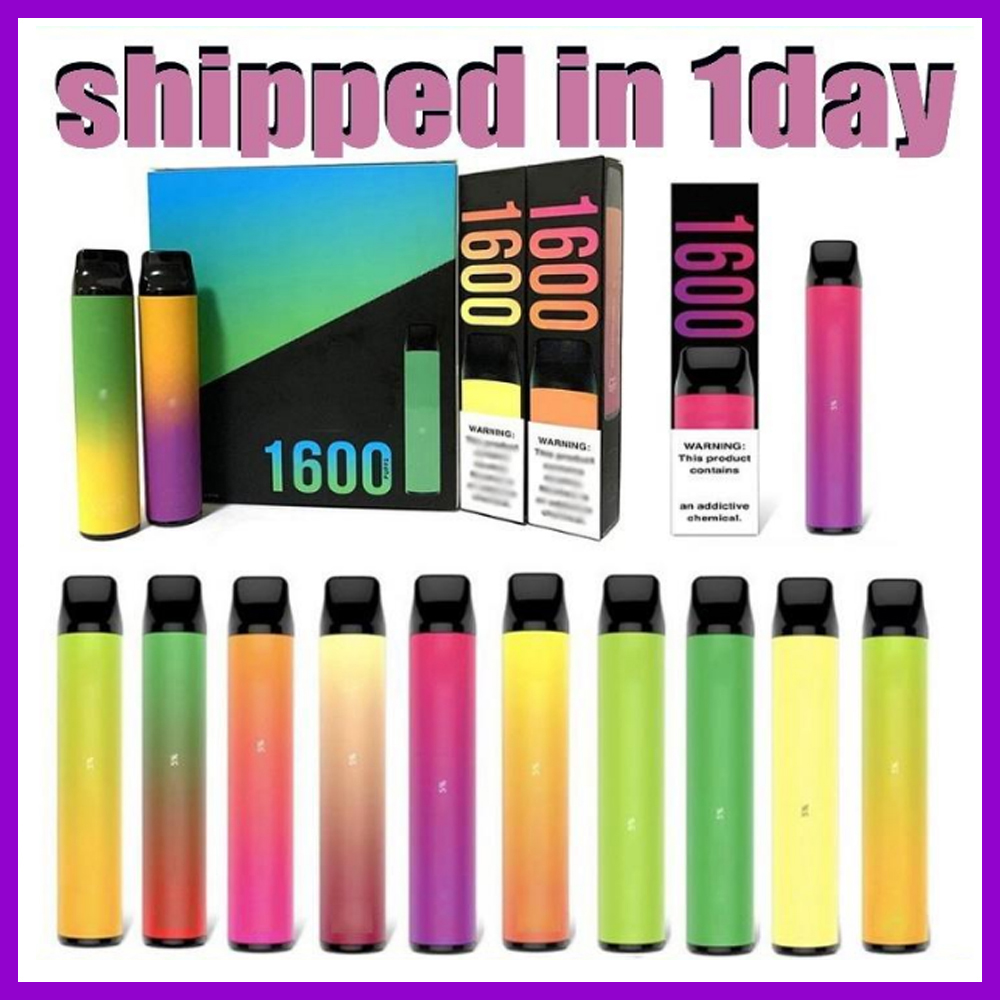 

Puff xxl 1600 Puffs Disposable vape Pod Device 6.5ml Capacity cigarette kit