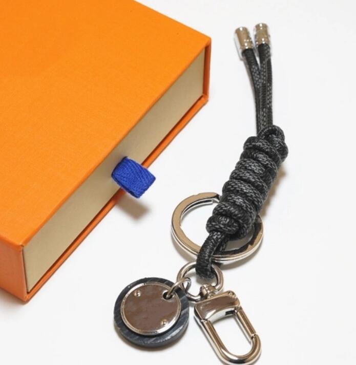 

Designer Unisex Fashion Rope Letter Key Chain Accessories Key Ring Letter Luxury Pattern Car Keychain Jewelry Gifts With Box