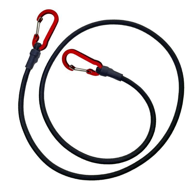

Cords, Slings And Webbing 60-200cm Heavy Duty Bungee Cord Tie Strap String With Carabiner Hooks Kayak Camping Cycling Luggage Accessory