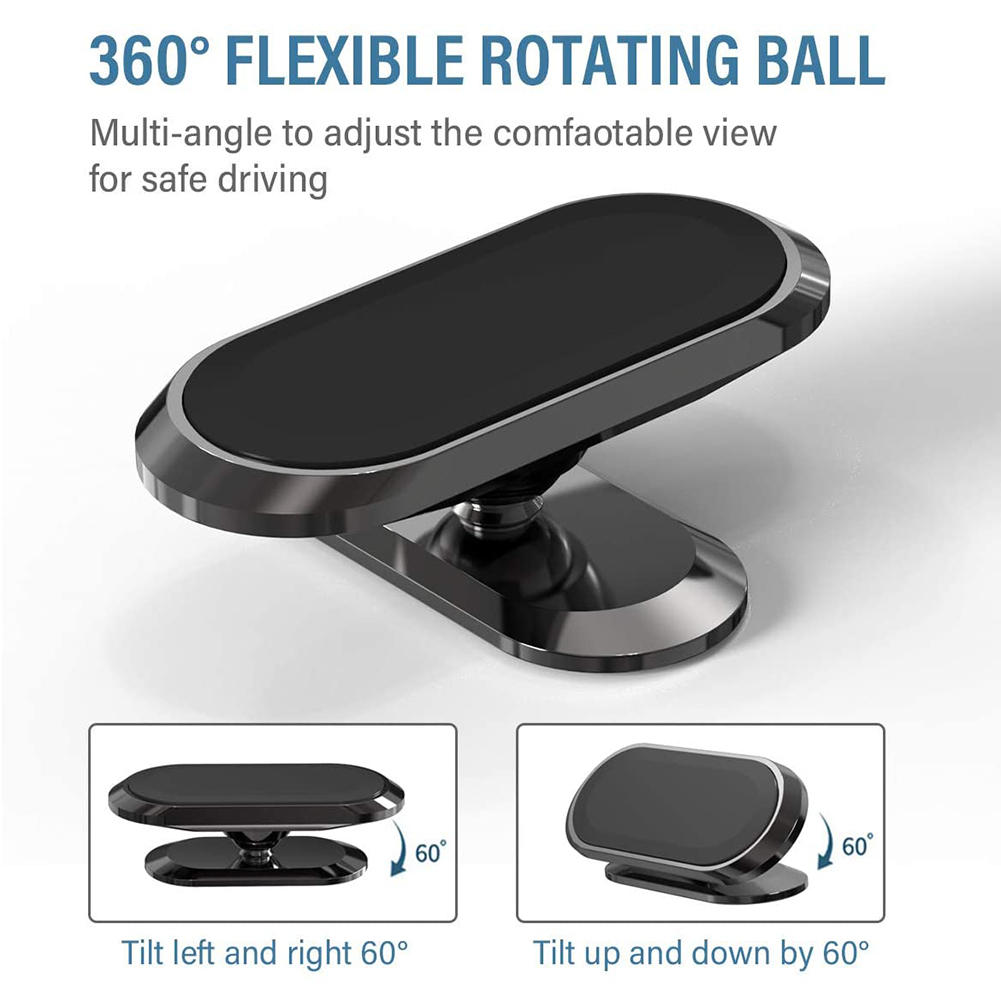 Universal Magnetic Car Phone Holder Rotatable Mini Strip Shape Stand Mounts For Huawei Metal Strong Magnet GPS Car Mount for iPhone 11 12 13 Max-image-748891665