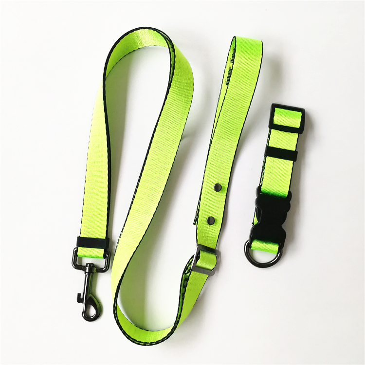 

Luxury Dog Leash 1.5m Nylon,Collar Set,Fashion Neon Dog Collar,Wedding Dog,Tactical dog suit
